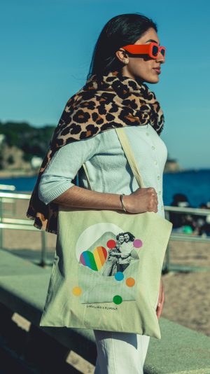 Tote Bag Lara Lars x Plurals · Tu respeto me pone
